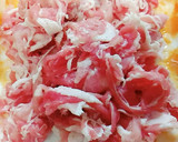 じゃがいもとニンニクの芽と豚肉の炒め物❤作り方2写真