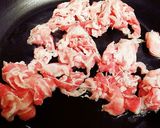 じゃがいもとニンニクの芽と豚肉の炒め物❤作り方3写真