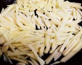 じゃがいもとニンニクの芽と豚肉の炒め物❤作り方4写真
