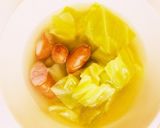 簡単！キャベツとウインナーのスープ作り方5写真