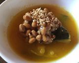 かぼちゃソープの納豆のせ作り方2写真