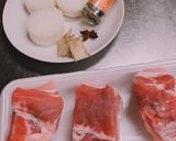圧力鍋でトロける大根と豚バラの角煮作り方1写真