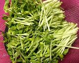 豆苗とシーチキンのお手軽な炒め物作り方1写真