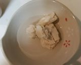 里芋とキャベツとコーンの粕汁作り方1写真