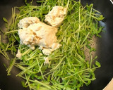 豆苗とシーチキンのお手軽な炒め物作り方5写真