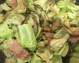 キャベツとベーコンの炒め物作り方4写真