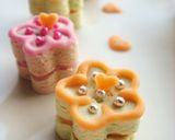 ひとくち☆お花のレアチーズ作り方4写真