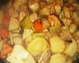 白だしで簡単♪里芋と鶏肉の照り煮☆作り方7写真