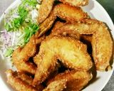 *手羽中の甘辛クルミ和え*作り方10写真