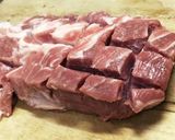 簡単ズボラ極厚男飯ポークステーキ作り方2写真