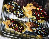 簡単❤︎ハリネズミ型でチョコパイ作り方8写真