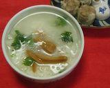 メンマと紫蘇のおかゆ作り方3写真