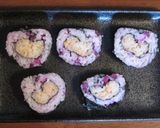 ハート型の巻き寿司作り方6写真