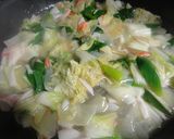 ＊干し白菜とカニカマのうま煮＊作り方4写真