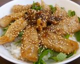 豚ネック大葉丼。作り方7写真
