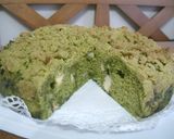 大好きな苺ちゃんのクランブルケーキ抹茶味作り方9写真