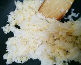春菊と玉子の炒飯作り方3写真