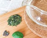 ラベンダーのハーブ緑茶作り方1写真
