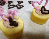 バレンタイン❤シナモンチョコロールケーキ作り方30写真