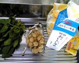 ほうれん草とシメジのクリームパスタ作り方1写真