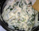 ほうれん草とシメジのクリームパスタ作り方3写真
