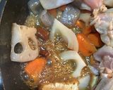 出汁パックで厚揚げとれんこんの炒め煮作り方3写真