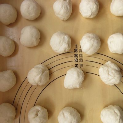 15cmスクエア型でくまさん♡ちぎりパン by きぃcafe 【クックパッド