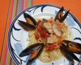 旬・豪華!タラとムール貝のスパゲッティ作り方8写真