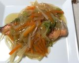 鮭の野菜あんかけ作り方12写真