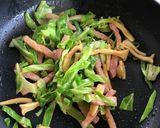たくあんと納豆のパスタ作り方2写真