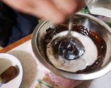 お誕生日のチョコレートケーキ作り方10写真