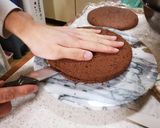 お誕生日のチョコレートケーキ作り方13写真
