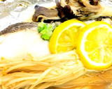 塩酒粕で旨♪白身魚とキノコのホイル焼き作り方6写真