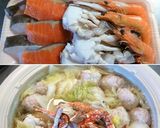寄せ鍋→キムチ鍋★肉と魚介の共演でコク旨作り方4写真