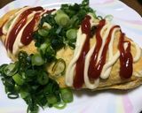 俺流！しらすと菜花のオムレツ作り方7写真
