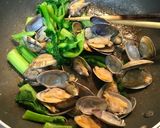 俺流！アサリと菜花のバター風味炒め作り方7写真
