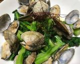 俺流！アサリと菜花のバター風味炒め作り方8写真