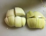 白菜たっぷりポトフ風トマトスープ作り方1写真