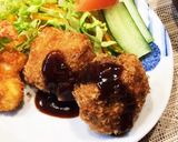 巻くだけメンチカツ風フライ作り方3写真