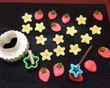 可愛くデコ♡いちごクッキー♡作り方2写真