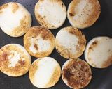 簡単！こんがり長芋の牛肉入り豆苗あんかけ作り方5写真