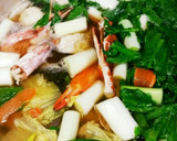 ささっと！ゆで卵とあおさの味噌汁♪作り方3写真