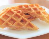 サクっととろ~り♪ハムとチーズのワッフル作り方4写真