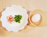 ピーマンとカニカマの卵焼き♪作り方1写真