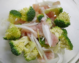レンジで簡単！鶏ブロッコリーのカルボ風味作り方2写真