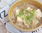 ツナと豆腐のスタミナとろみスープ鍋作り方4写真