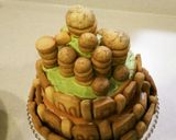 お菓子で作る 天空の城ラピュタ作り方25写真