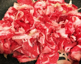 牛すき風（牛丼風）作り方4写真