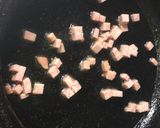 簡単！スパム（ベーコン）たまご丼作り方3写真