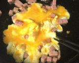 簡単！スパム（ベーコン）たまご丼作り方6写真